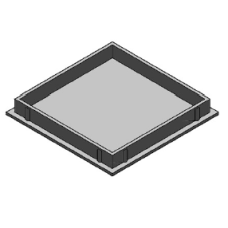 TAMPA 30X30 NYLON PRETO 376 PRETO
